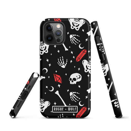Skulls & Crystals Tough Phone Case for iPhone