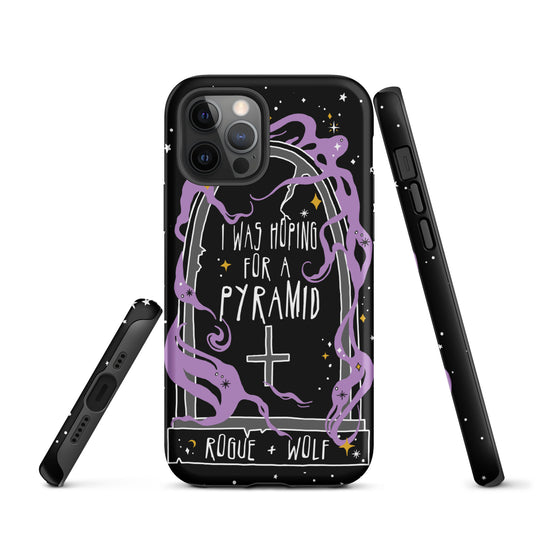 Expectation Vs Reality Shockproof iPhone Case - Witchy Goth Anti-scratch Phone Accessory Cover