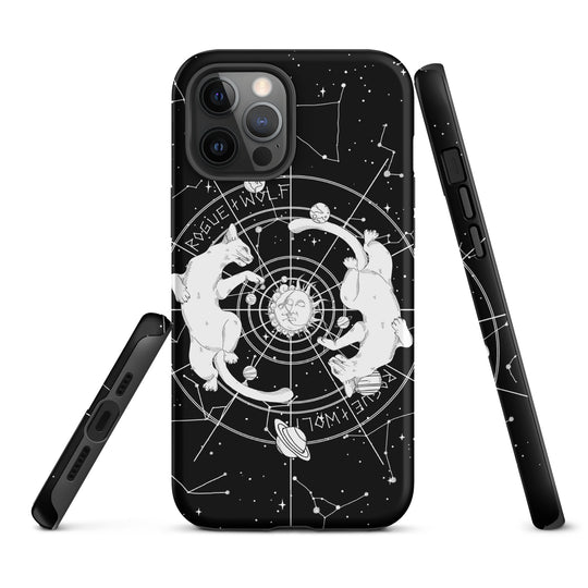 Purr Nebula Tough Phone Case for iPhone