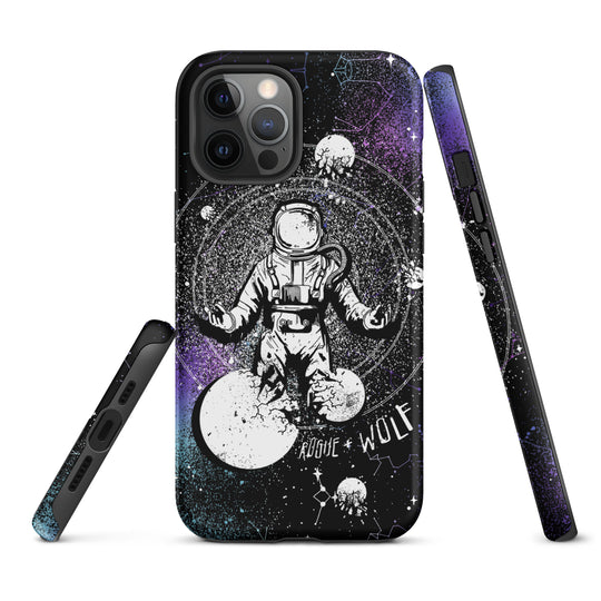 Cosmic Explorer Tough Phone Case for iPhone - Anti-scratch Shockproof Witchy Phone Cover Goth Gifts