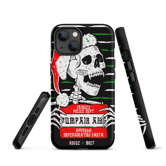 Pumpkin King Tough Phone Case for iPhone - Xmas Goth Anti-scratch Cover Witchy Christmas Gothic Gifts