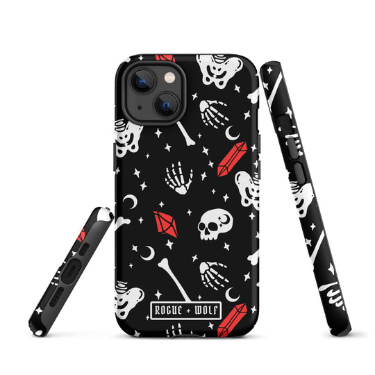 Skulls & Crystals Tough Phone Case for iPhone