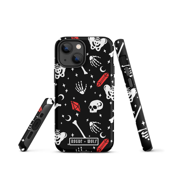 Skulls & Crystals Tough Phone Case for iPhone