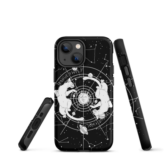 Purr Nebula Tough Phone Case for iPhone