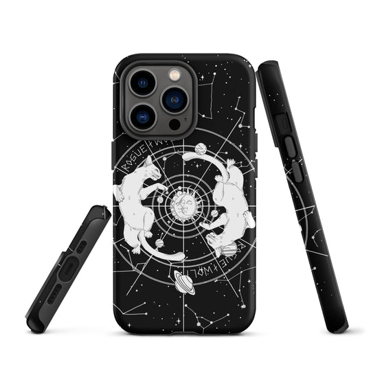 Purr Nebula Tough Phone Case for iPhone