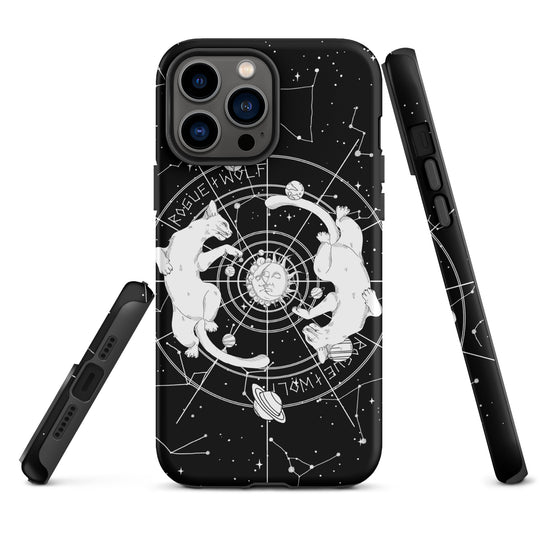 Purr Nebula Tough Phone Case for iPhone