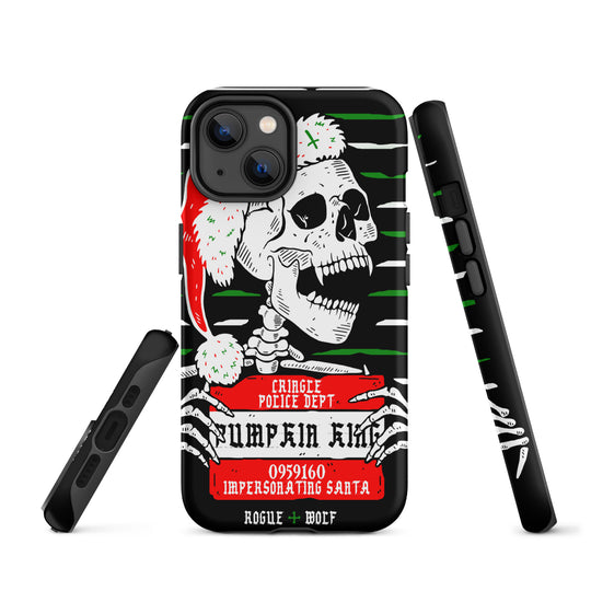 Pumpkin King Tough Phone Case for iPhone - Xmas Goth Anti-scratch Cover Witchy Christmas Gothic Gifts