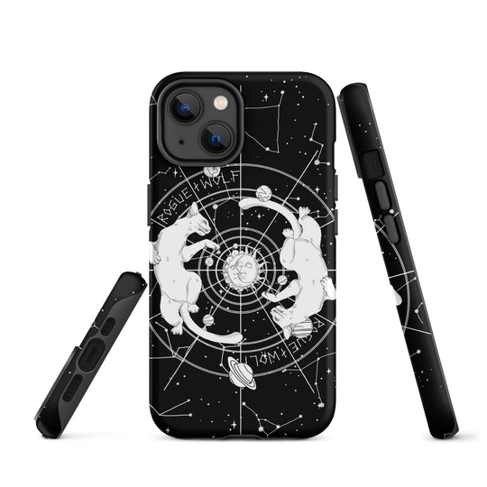 Purr Nebula Tough Phone Case for iPhone