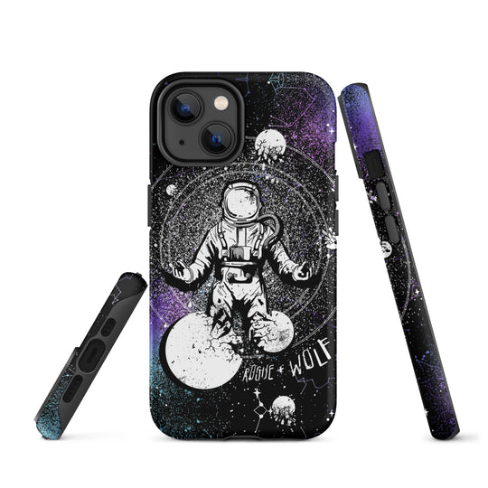 Cosmic Explorer Tough Phone Case for iPhone - Anti-scratch Shockproof Witchy Phone Cover Goth Gifts