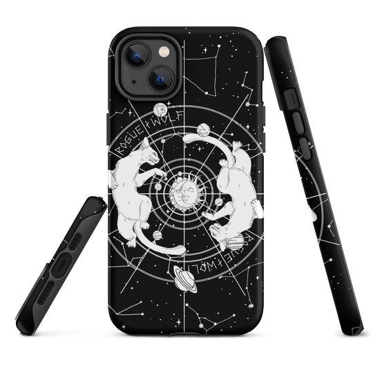 Purr Nebula Tough Phone Case for iPhone