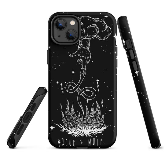 Godbane Tough Phone Case for iPhone - Shockproof Witchy Cell Phone case Anti-scratch Goth Case Cover Cool Gothic Christmas Gifts