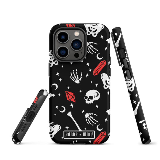 Skulls & Crystals Tough Phone Case for iPhone