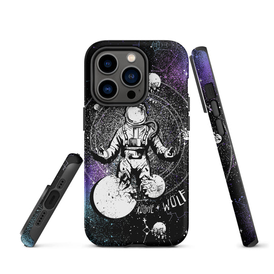 Cosmic Explorer Tough Phone Case for iPhone - Anti-scratch Shockproof Witchy Phone Cover Goth Gifts