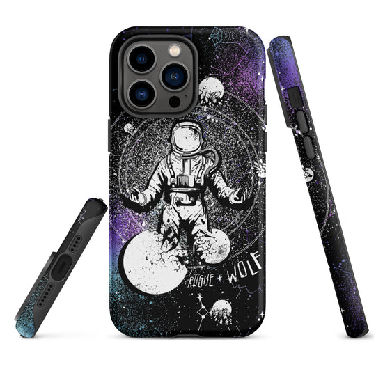 Cosmic Explorer Tough Phone Case for iPhone - Anti-scratch Shockproof Witchy Phone Cover Goth Gifts