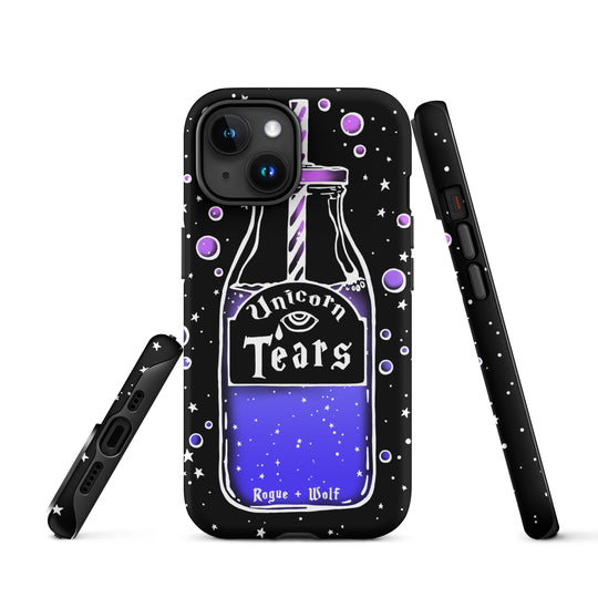 Unicorn Tears Tough Phone Case for iPhone - Witchy Goth Anti-scratch Shockproof Phone Case Cover