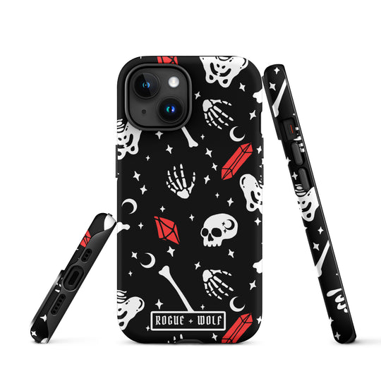 Skulls & Crystals Tough Phone Case for iPhone