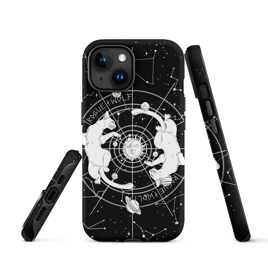 Purr Nebula Tough Phone Case for iPhone