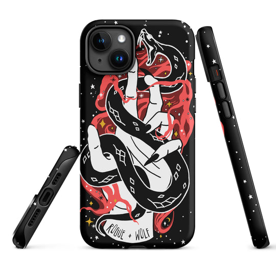 Love Bite Tough Phone Case for iPhone - Shockproof Goth Anti-Scratch Cover Witchy Phone Accessories