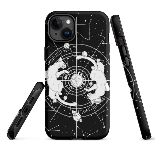 Purr Nebula Tough Phone Case for iPhone