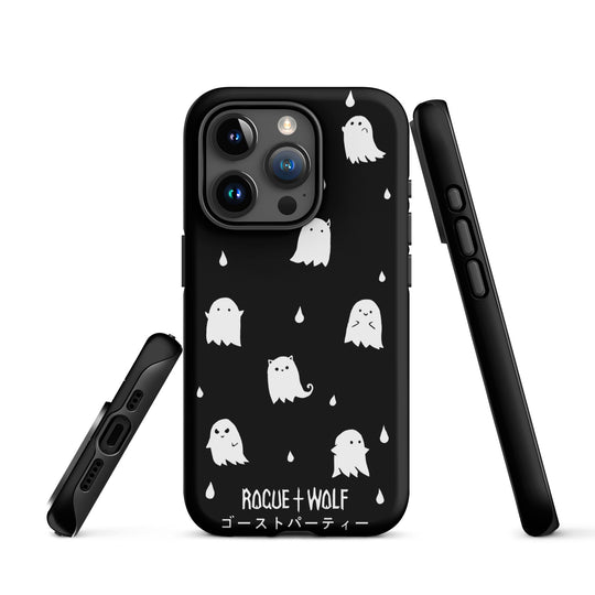 Ghost Party Tough Phone Case for iPhone - Shockproof Anti-scratch Goth Witchy Phone Case Cover Accessory