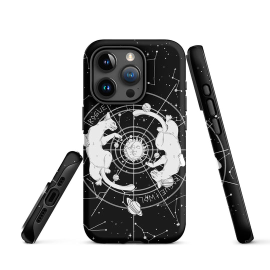 Purr Nebula Tough Phone Case for iPhone