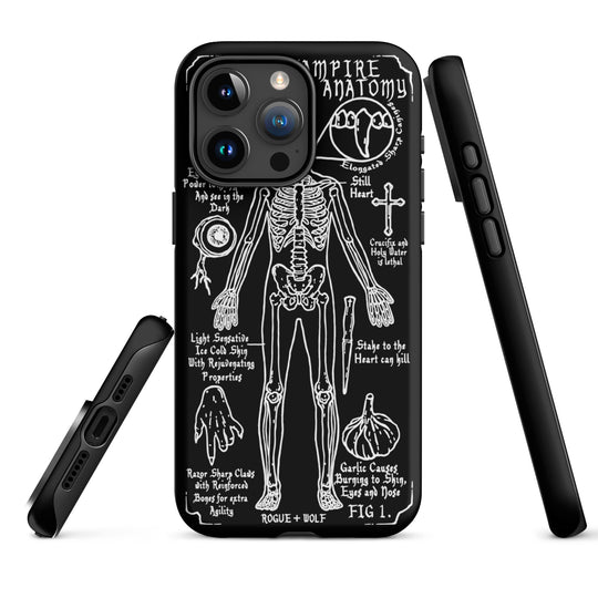 Vampire Anatomy Tough Phone Case for iPhone