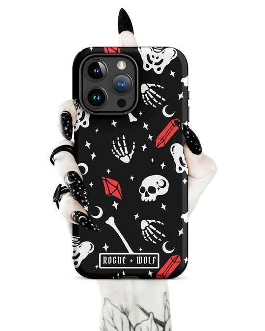 Skulls & Crystals Tough Phone Case for iPhone