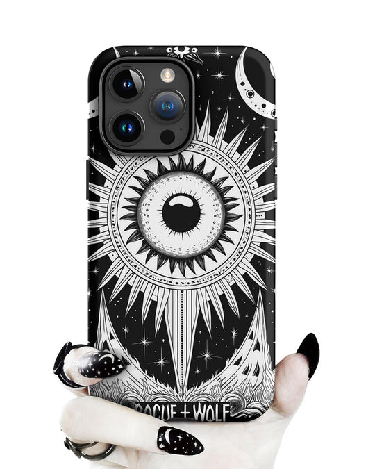 The Cosmos Awakens Tough Phone Case for iPhone - Witchy Gothic Shockproof Anti-scratch Case Gift for Him/Her