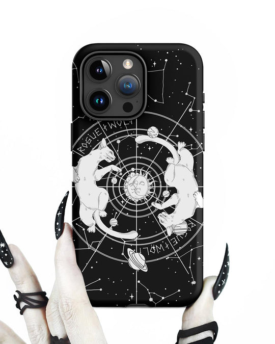 Purr Nebula Tough Phone Case for iPhone