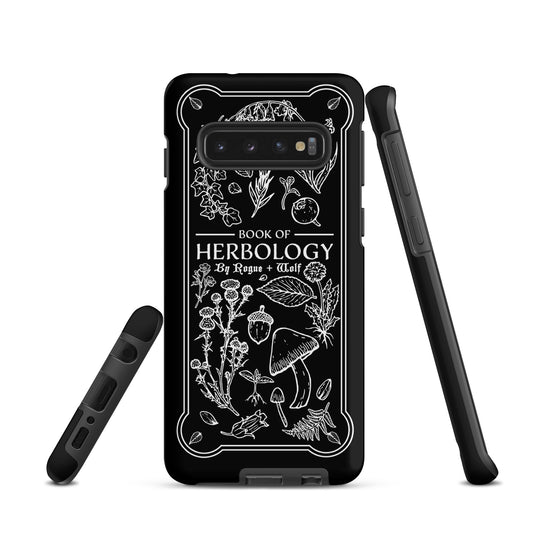Book of Herbology B&W Tough Phone Case for Samsung