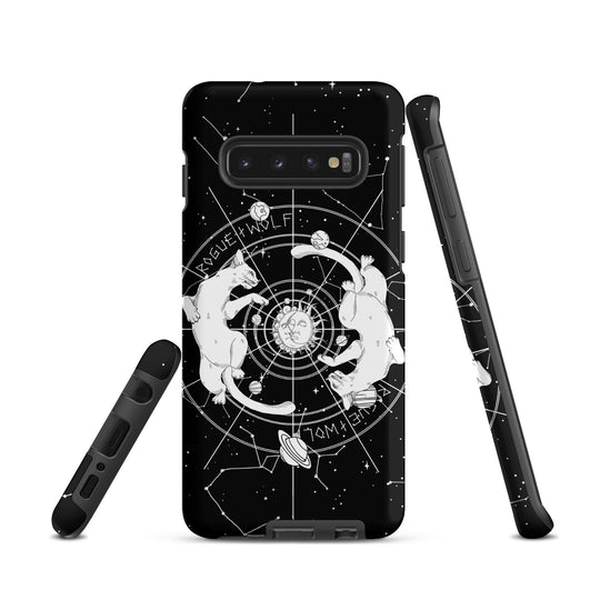 Purr Nebula Tough Phone Case for Samsung