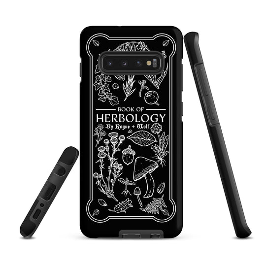 Book of Herbology B&W Tough Phone Case for Samsung