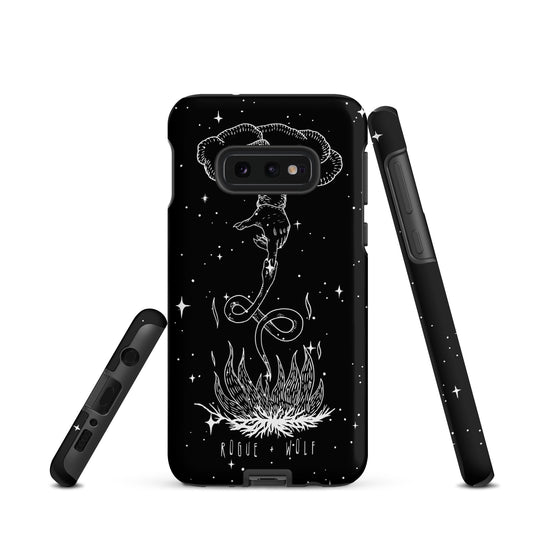 Godbane Tough Phone Case for Samsung - Shockproof Anti-scratch Witchy Goth Cover Cool Gothic Christmas Gift