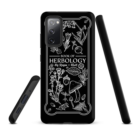 Book of Herbology B&W Tough Phone Case for Samsung
