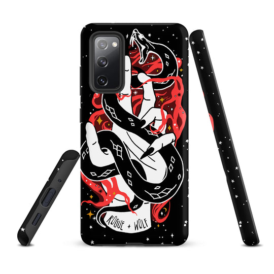 Love Bite Tough Phone Case for Samsung - Gothic Style Witchy Protective Phone Case Shockproof Cover