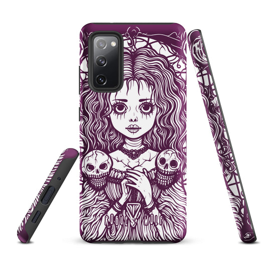 Cursed to Love Strong Phone Case for Samsung - Shockproof Witchy Case Goth Accessory Cool Gothic & Christmas Gifts