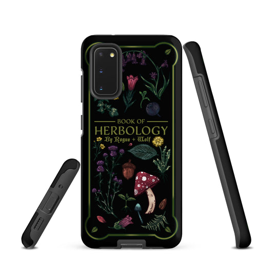 Book of Herbology Shockproof Samsung case - Witchy Goth Phone Accessories Anti-scratch cover