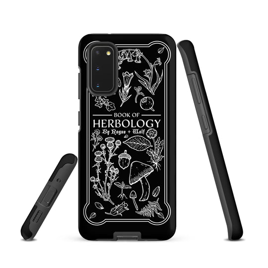 Book of Herbology B&W Tough Phone Case for Samsung