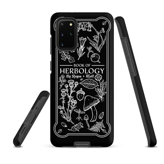 Book of Herbology B&W Tough Phone Case for Samsung