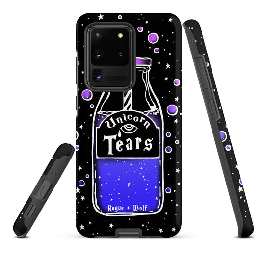 Unicorn Tears Tough Phone Case for Samsung - Witchy Goth Shockproof Anti-scratch Cover Gothic Phone Accessories