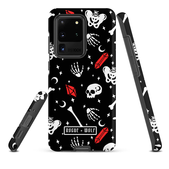 Skulls & Crystals Tough Phone Case for Samsung