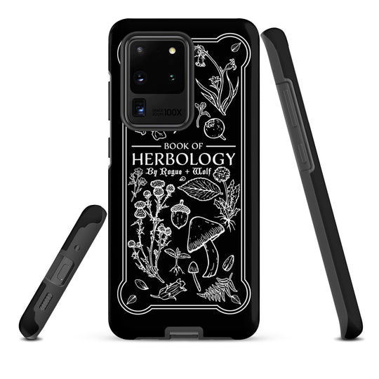 Book of Herbology B&W Tough Phone Case for Samsung