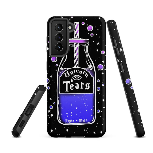 Unicorn Tears Tough Phone Case for Samsung - Witchy Goth Shockproof Anti-scratch Cover Gothic Phone Accessories