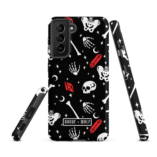 Skulls & Crystals Tough Phone Case for Samsung