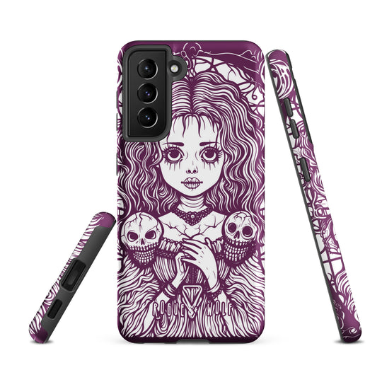 Cursed to Love Strong Phone Case for Samsung - Shockproof Witchy Case Goth Accessory Cool Gothic & Christmas Gifts