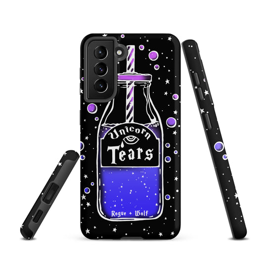 Unicorn Tears Tough Phone Case for Samsung - Witchy Goth Shockproof Anti-scratch Cover Gothic Phone Accessories