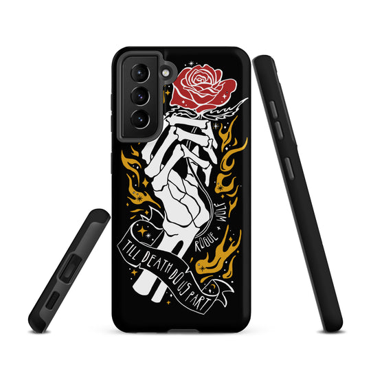 'Till Death Do Us Part’ Tough Phone Case for Samsung - Shock Absorption Protective Cover Witchy Phone Cases