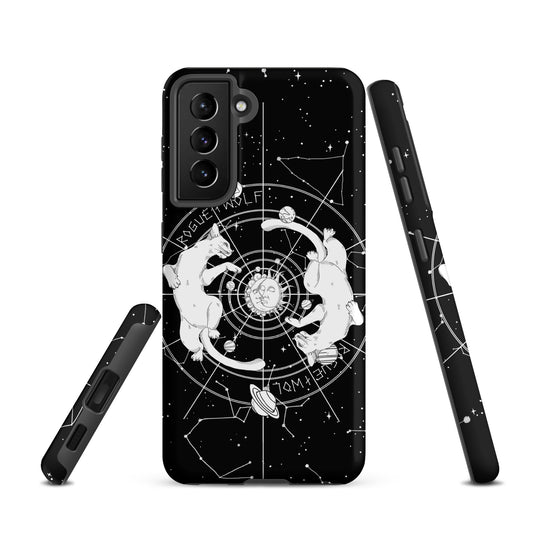 Purr Nebula Tough Phone Case for Samsung