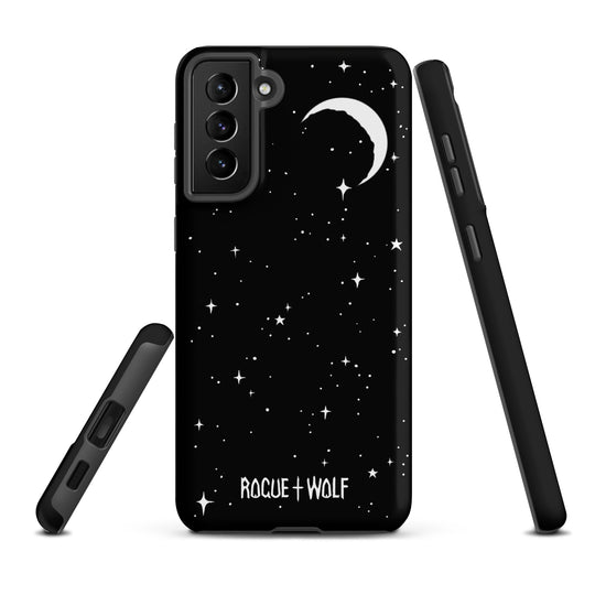 Stardust Tough Phone Case for Samsung - Witchy Shockproof Goth Cover Anti-Scratch Accessory