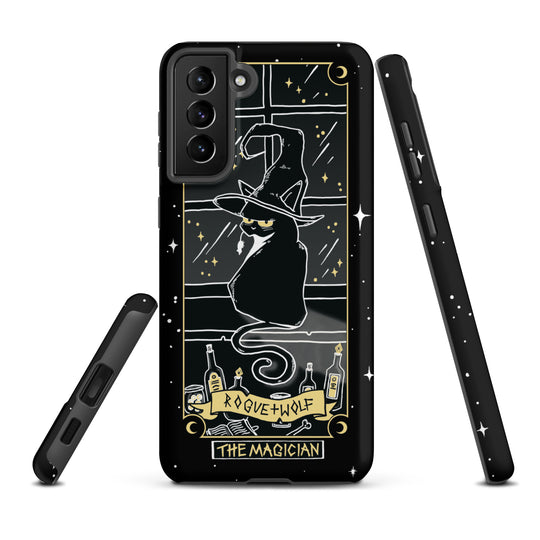 Magician Tarot Tough Phone Case for Samsung - Shockproof Anti-scratch Witchy Goth Phone Case Cover